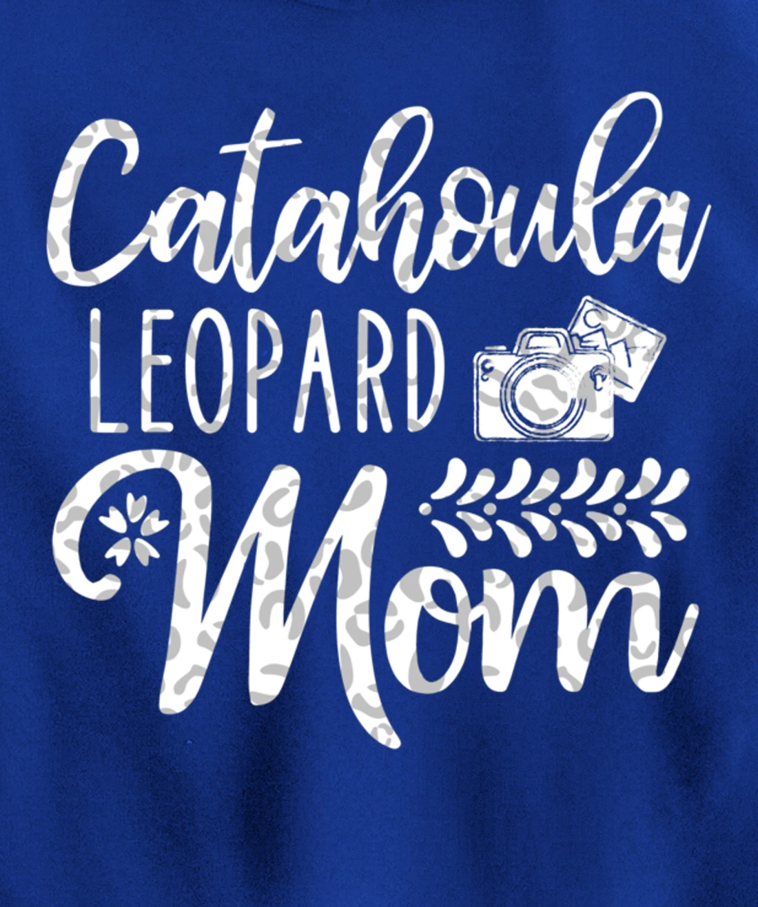 Catahoula Leopard Dog Mom Cute Paw Pet Owner Dog Lovers Pullover Hoodie