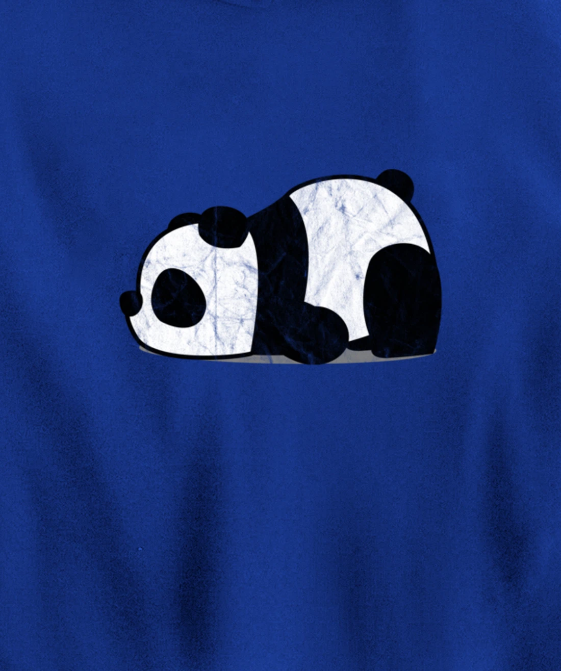 Funny Lazy Panda Retro Graphic Pullover Hoodie