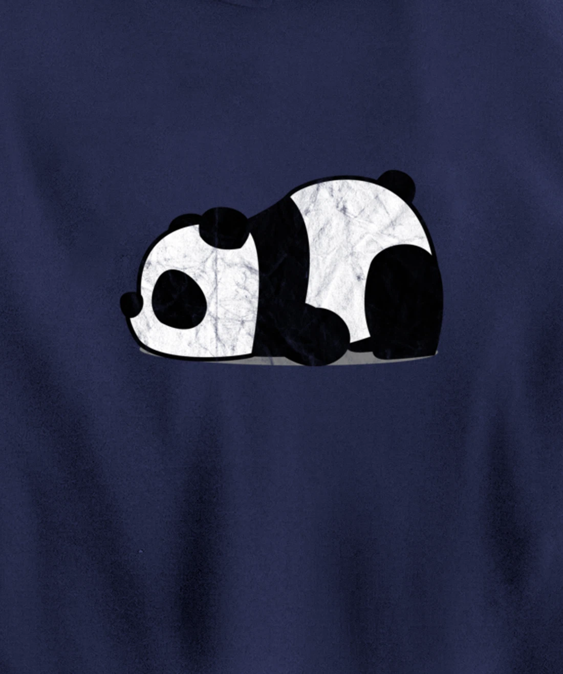 Funny Lazy Panda Retro Graphic Pullover Hoodie