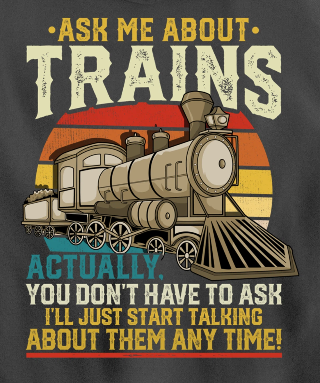 Trainspotting Trainspotter Model Trains Train Model Gift Pullover Hoodie