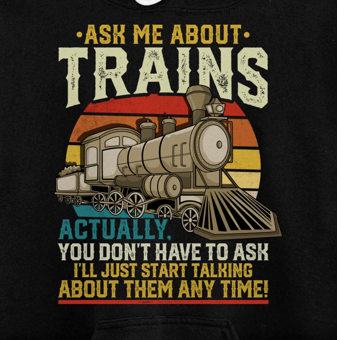 Trainspotting Trainspotter Model Trains Train Model Gift Pullover Hoodie