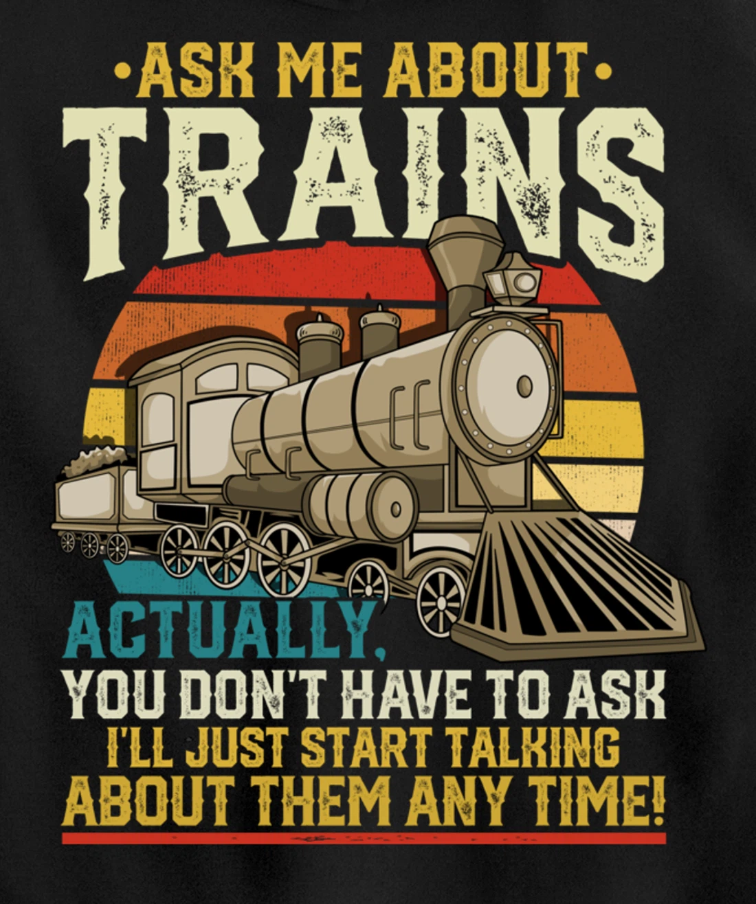 Trainspotting Trainspotter Model Trains Train Model Gift Pullover Hoodie