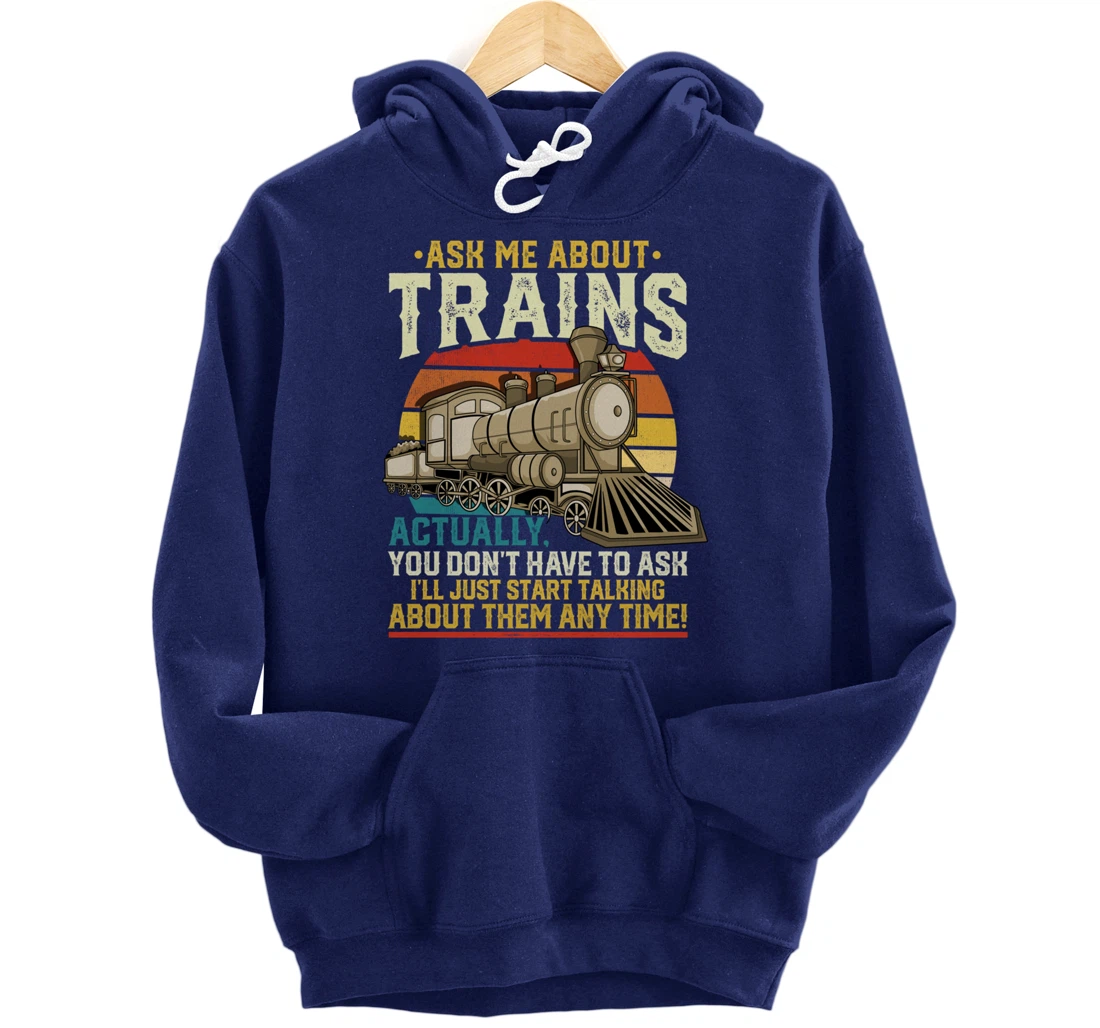 Trainspotting Trainspotter Model Trains Train Model Gift Pullover Hoodie