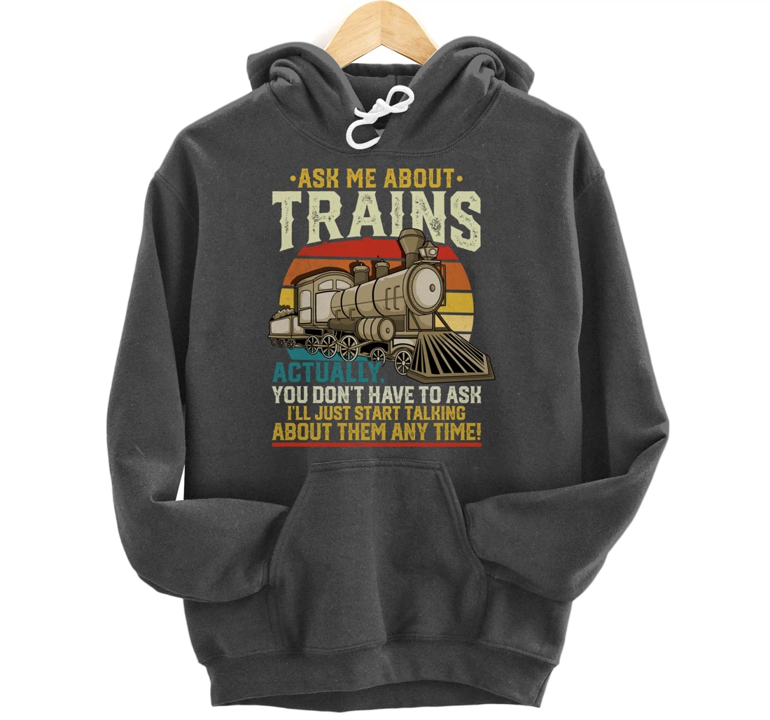 Trainspotting Trainspotter Model Trains Train Model Gift Pullover Hoodie