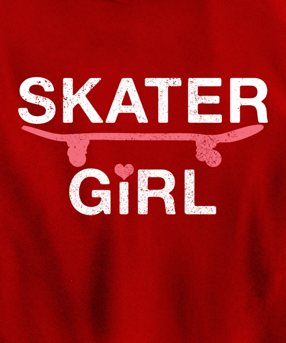 Skater Girl Gift Skateboard Skating Skateboarding Skate Pullover Hoodie