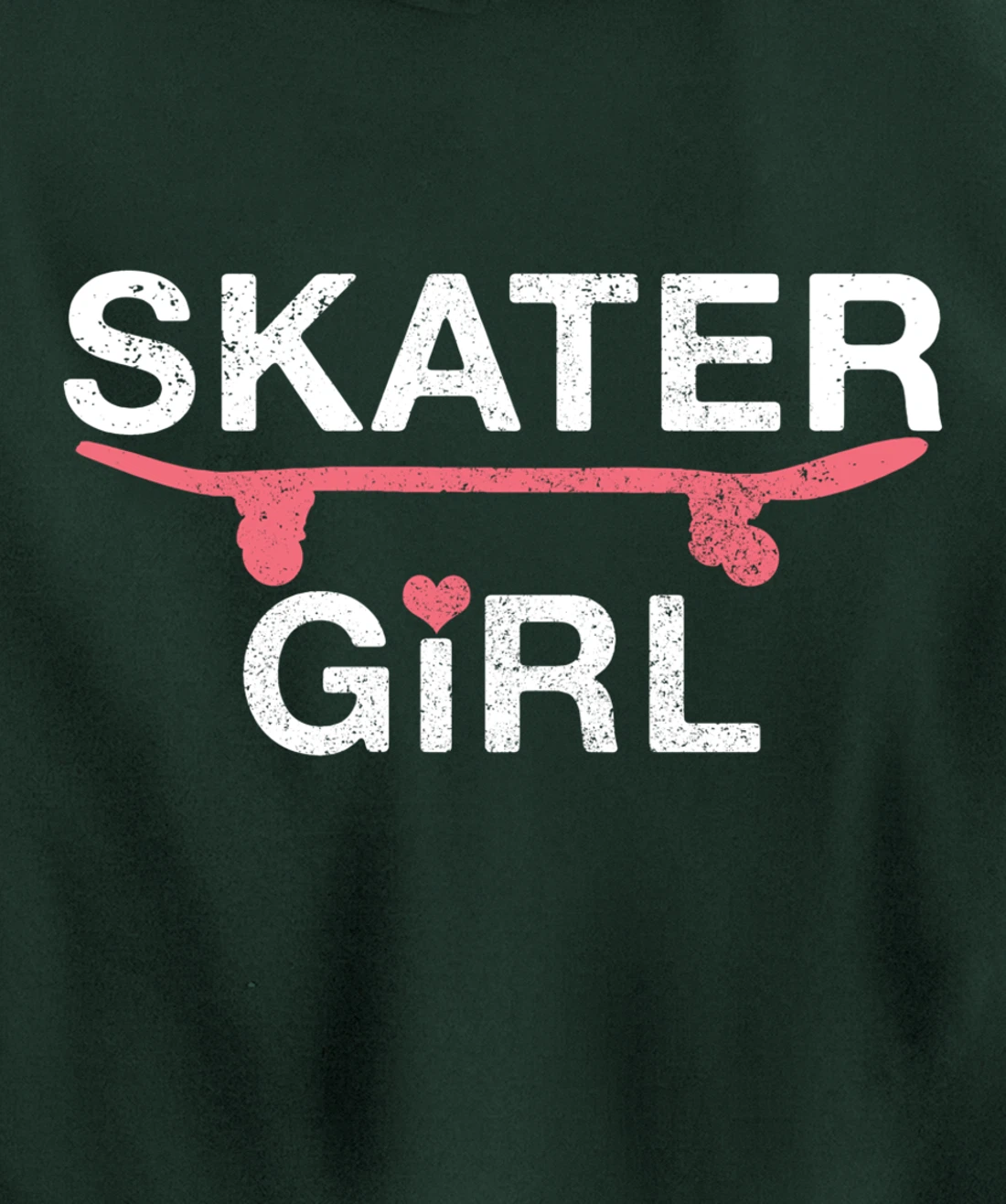 Skater Girl Gift Skateboard Skating Skateboarding Skate Pullover Hoodie