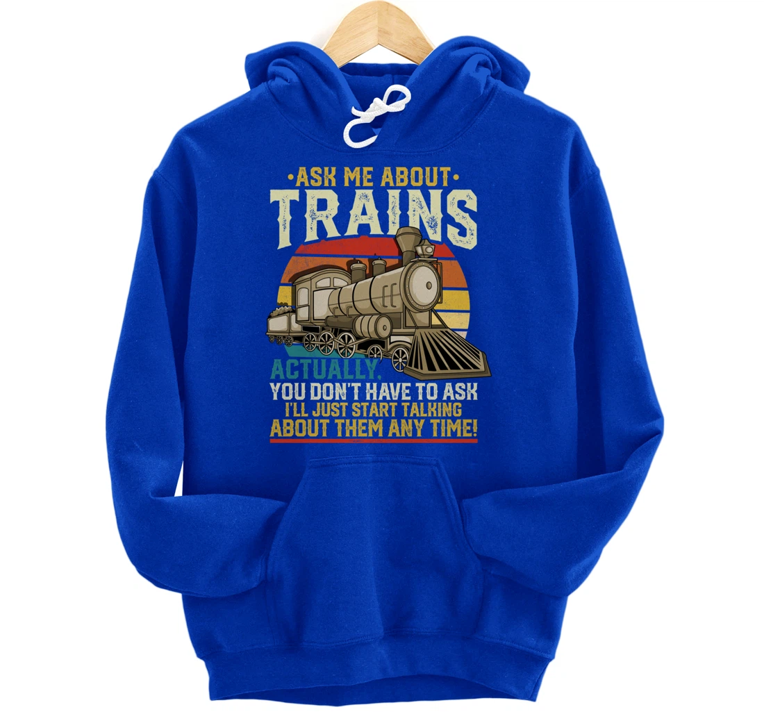 Trainspotting Trainspotter Model Trains Train Model Gift Pullover Hoodie