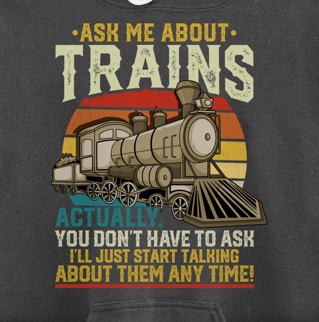 Trainspotting Trainspotter Model Trains Train Model Gift Pullover Hoodie