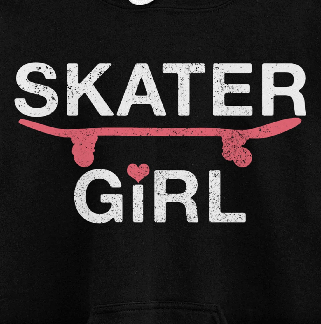 Skater Girl Gift Skateboard Skating Skateboarding Skate Pullover Hoodie