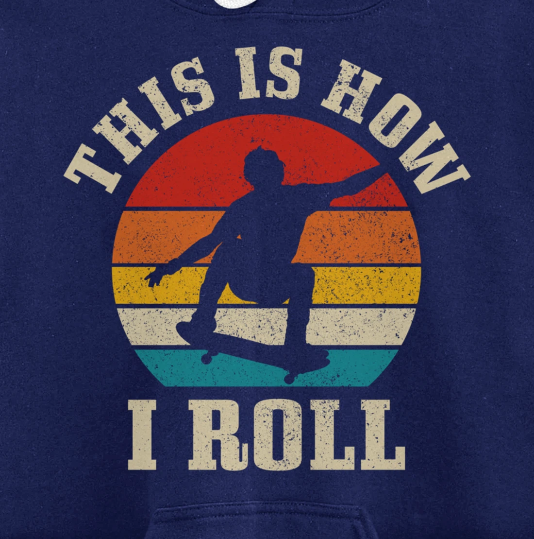 Skater Gift Vintage Skateboarding Skateboard Skate Skating Pullover Hoodie