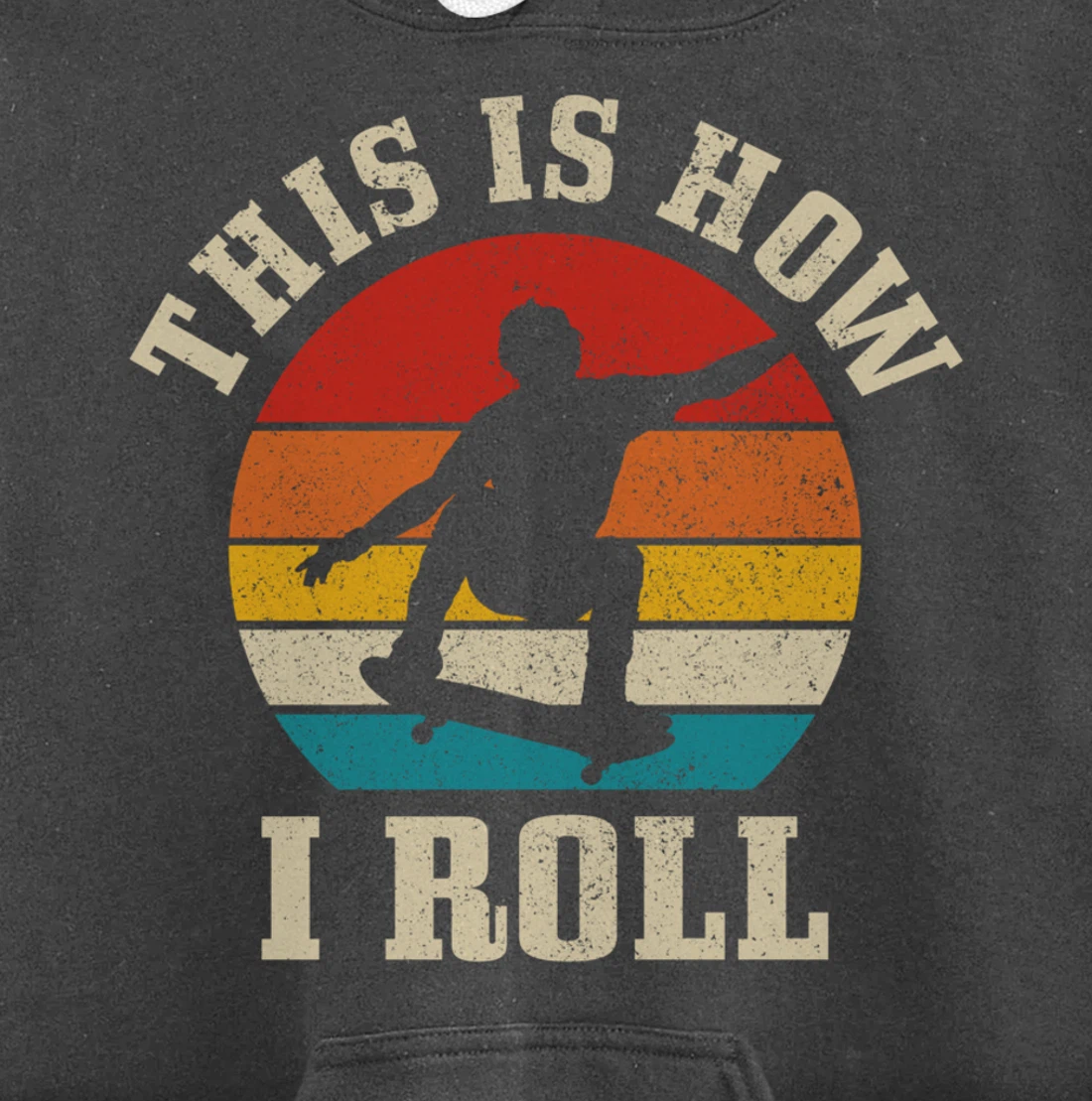 Skater Gift Vintage Skateboarding Skateboard Skate Skating Pullover Hoodie