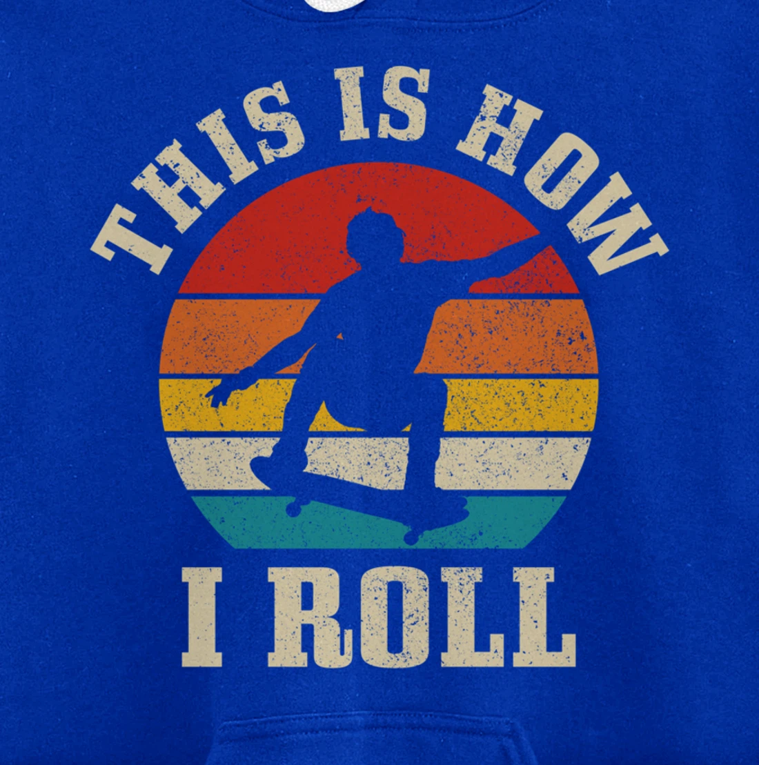 Skater Gift Vintage Skateboarding Skateboard Skate Skating Pullover Hoodie