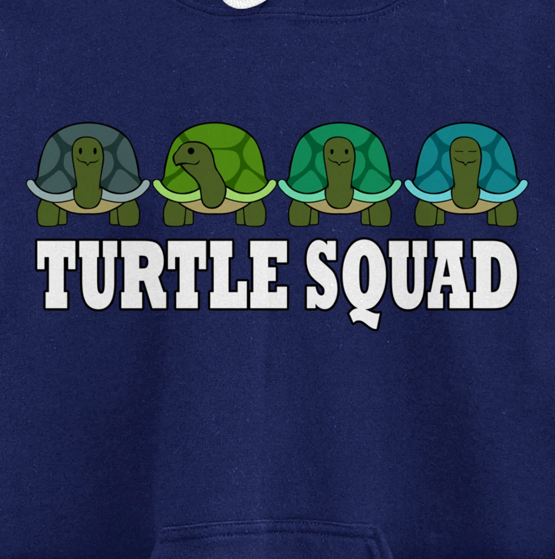 Turtle Squad Funny Tortoise Team Saying Pullover Hoodie