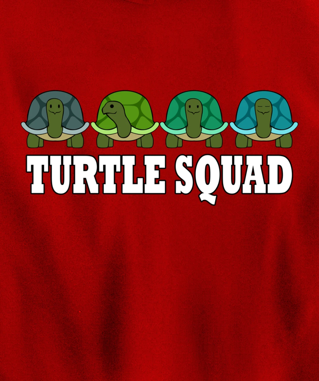Turtle Squad Funny Tortoise Team Saying Pullover Hoodie