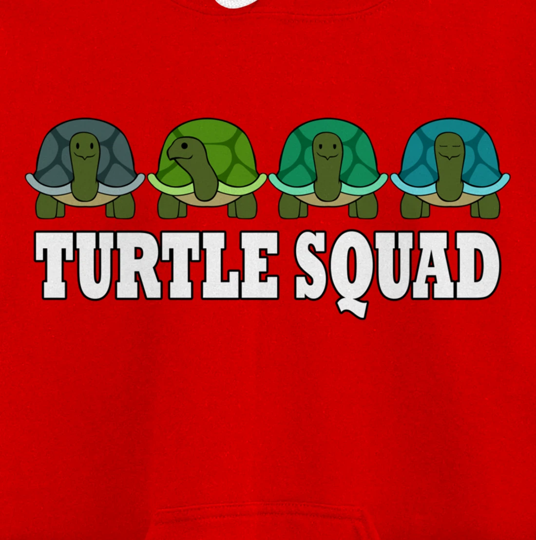 Turtle Squad Funny Tortoise Team Saying Pullover Hoodie