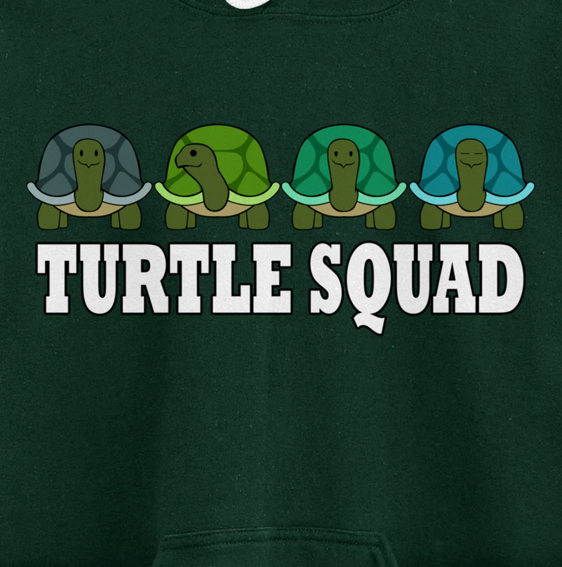 Turtle Squad Funny Tortoise Team Saying Pullover Hoodie