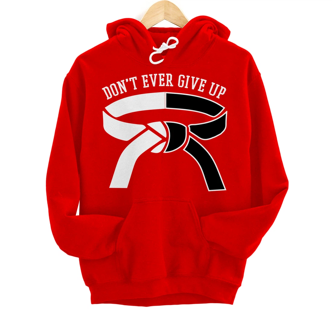 Motivation BJJ Gifts Taekwondo Gifts Funny Karate Gifts Pullover Hoodie