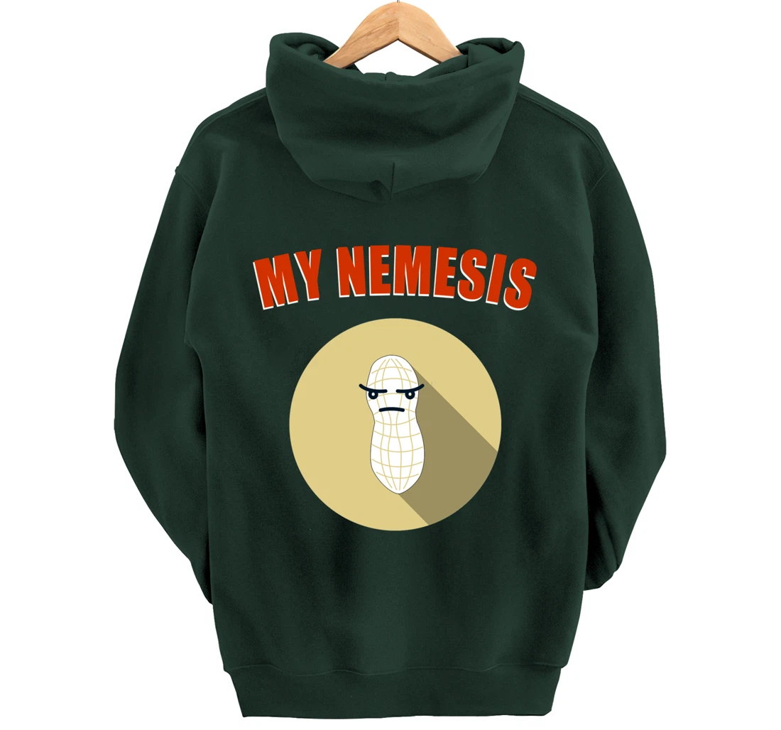 My Nemesis - Funny Peanut Allergy Gift Pullover Hoodie