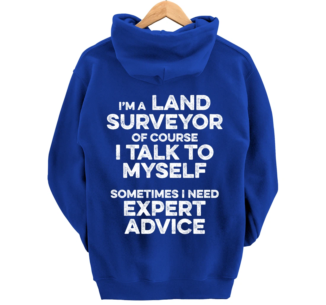 Land Surveying Expert Funny Surveyor Gifts Pullover Hoodie