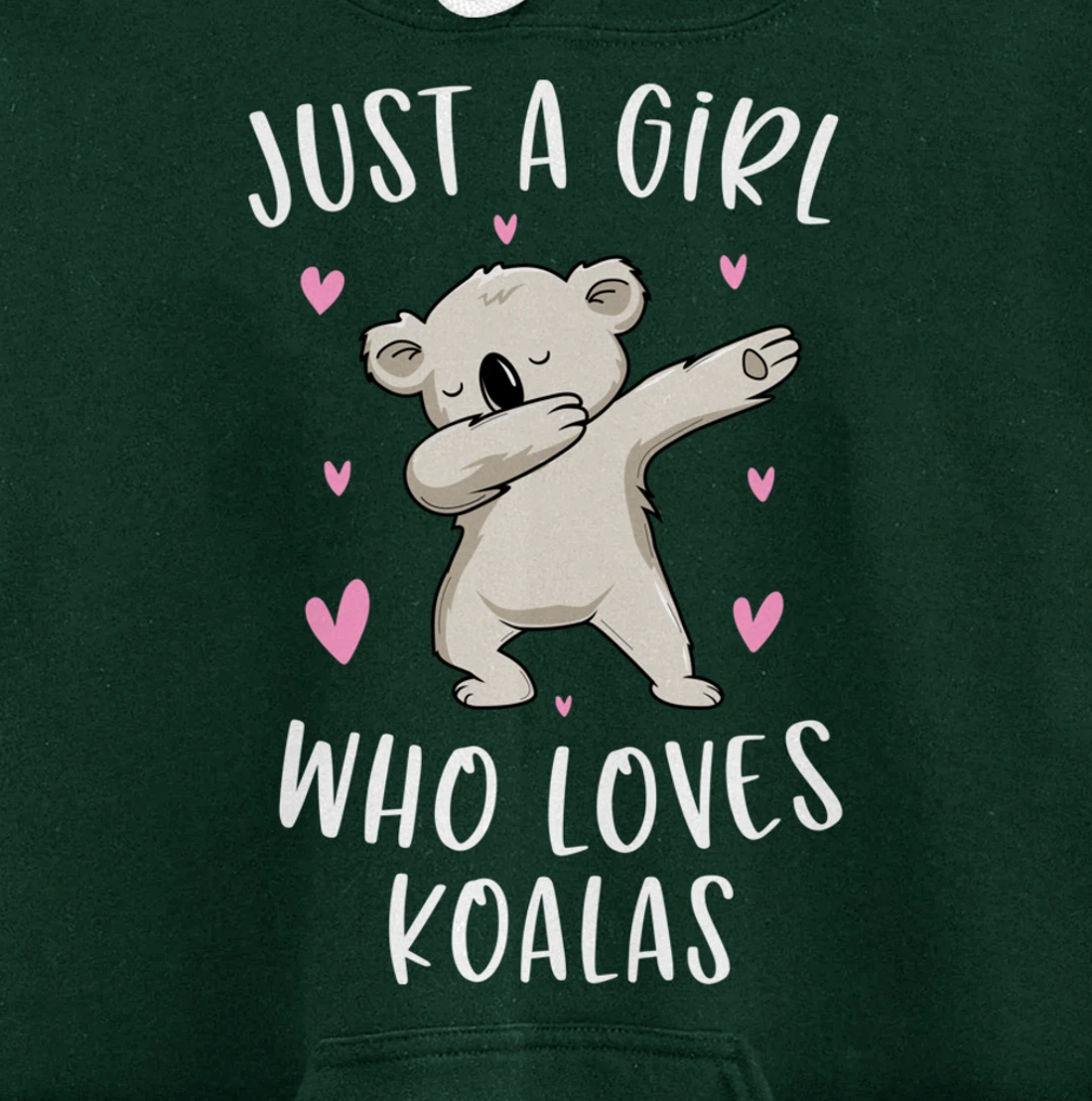 Just A Girl Who Loves Koalas Funny Koala Bear Gifts For Girl Pullover Hoodie