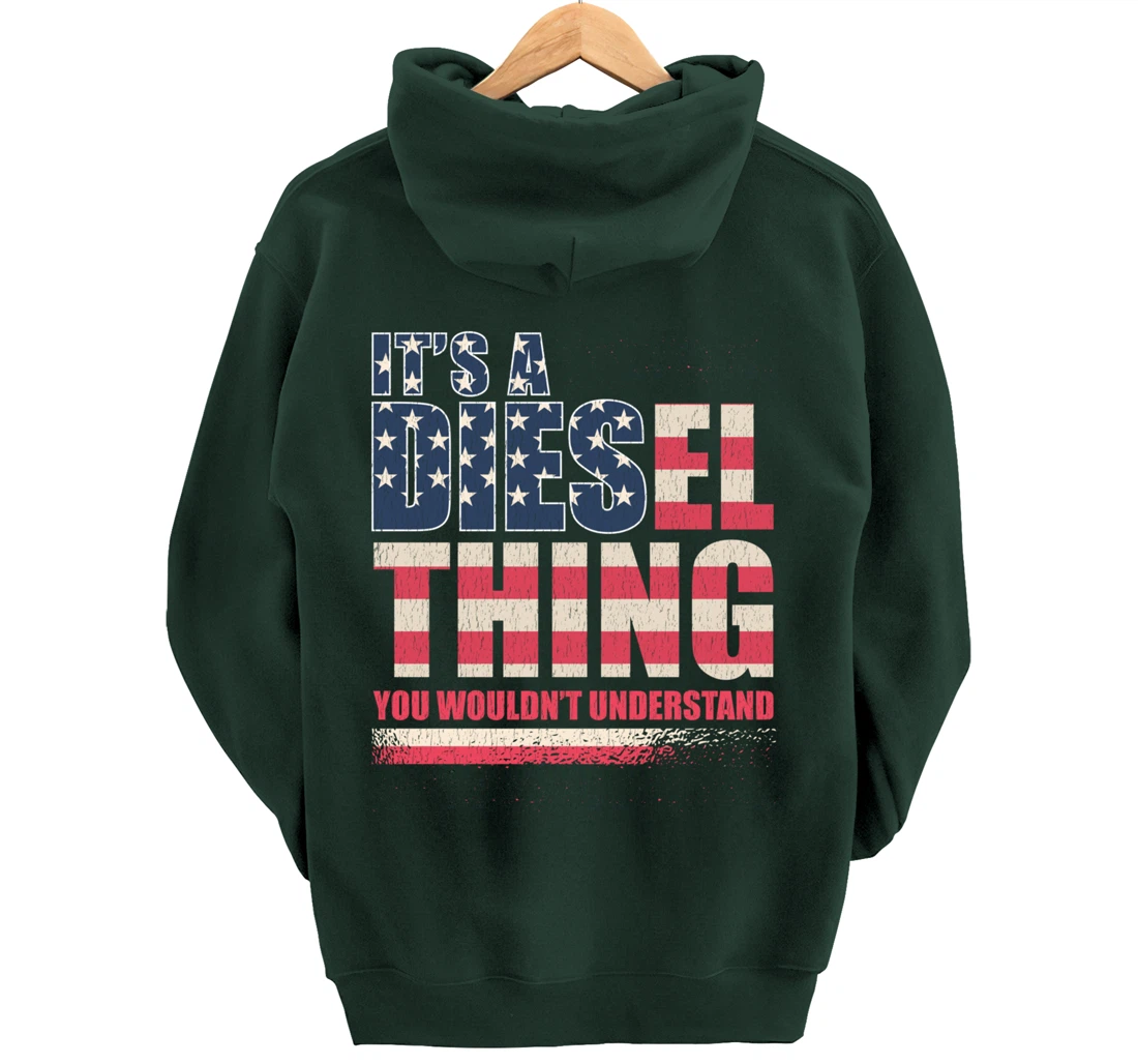 Truck Driver Gifts for Men Husband Diesel Truck Mechanics Pullover Hoodie