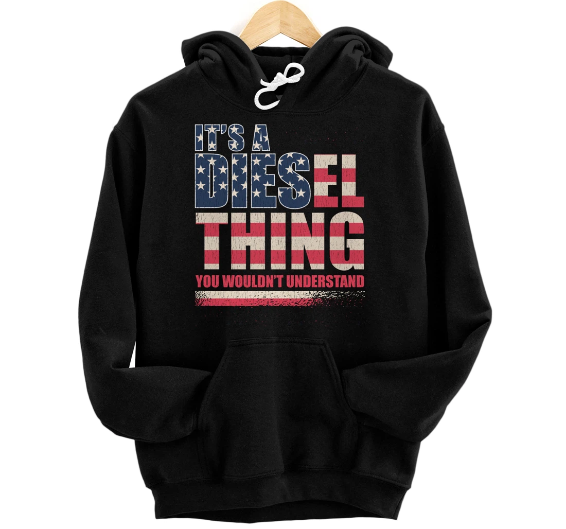 Truck Driver Gifts for Men Husband Diesel Truck Mechanics Pullover Hoodie