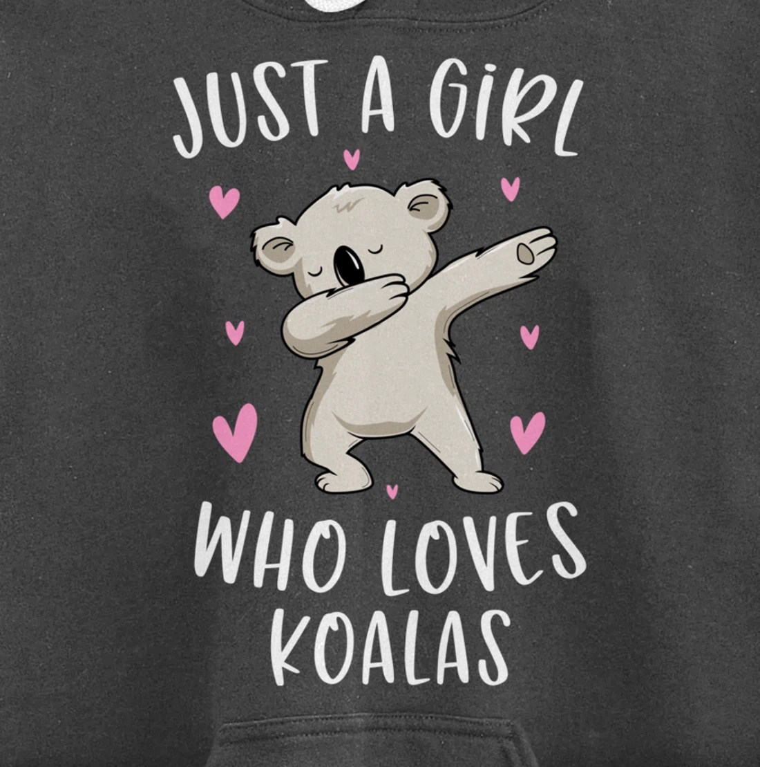 Just A Girl Who Loves Koalas Funny Koala Bear Gifts For Girl Pullover Hoodie