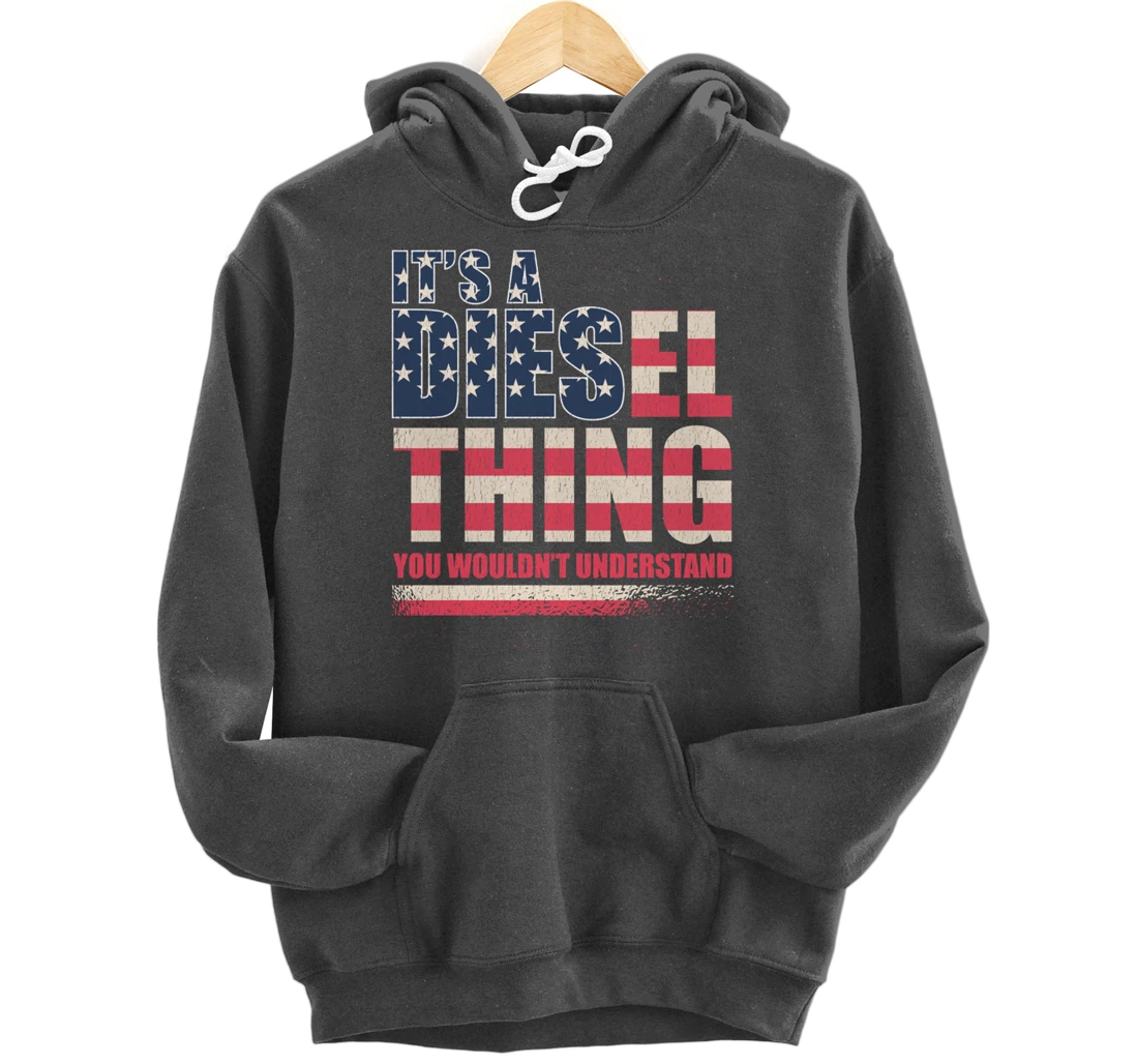 Truck Driver Gifts for Men Husband Diesel Truck Mechanics Pullover Hoodie