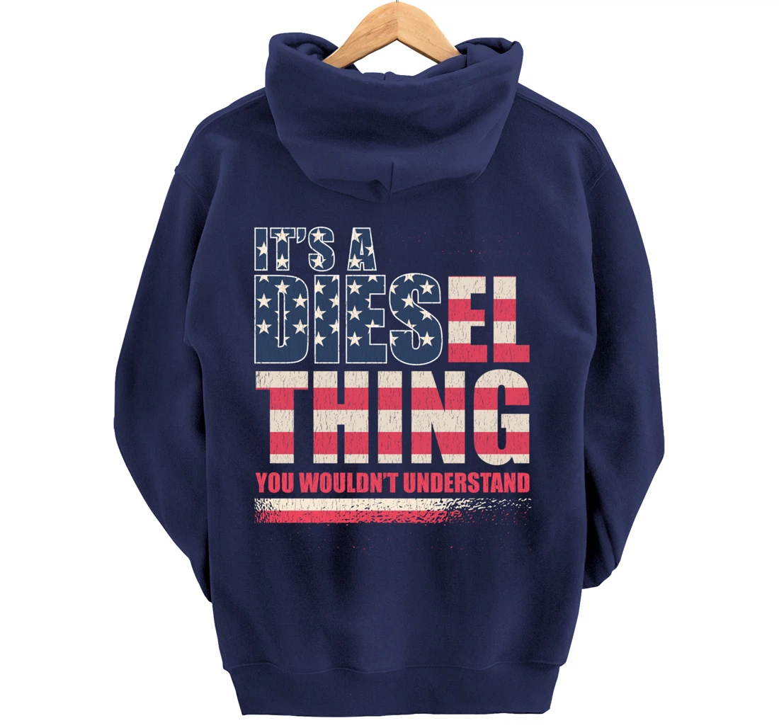 Truck Driver Gifts for Men Husband Diesel Truck Mechanics Pullover Hoodie