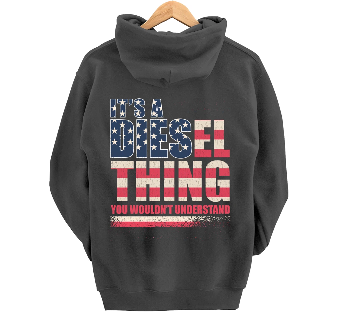 Truck Driver Gifts for Men Husband Diesel Truck Mechanics Pullover Hoodie