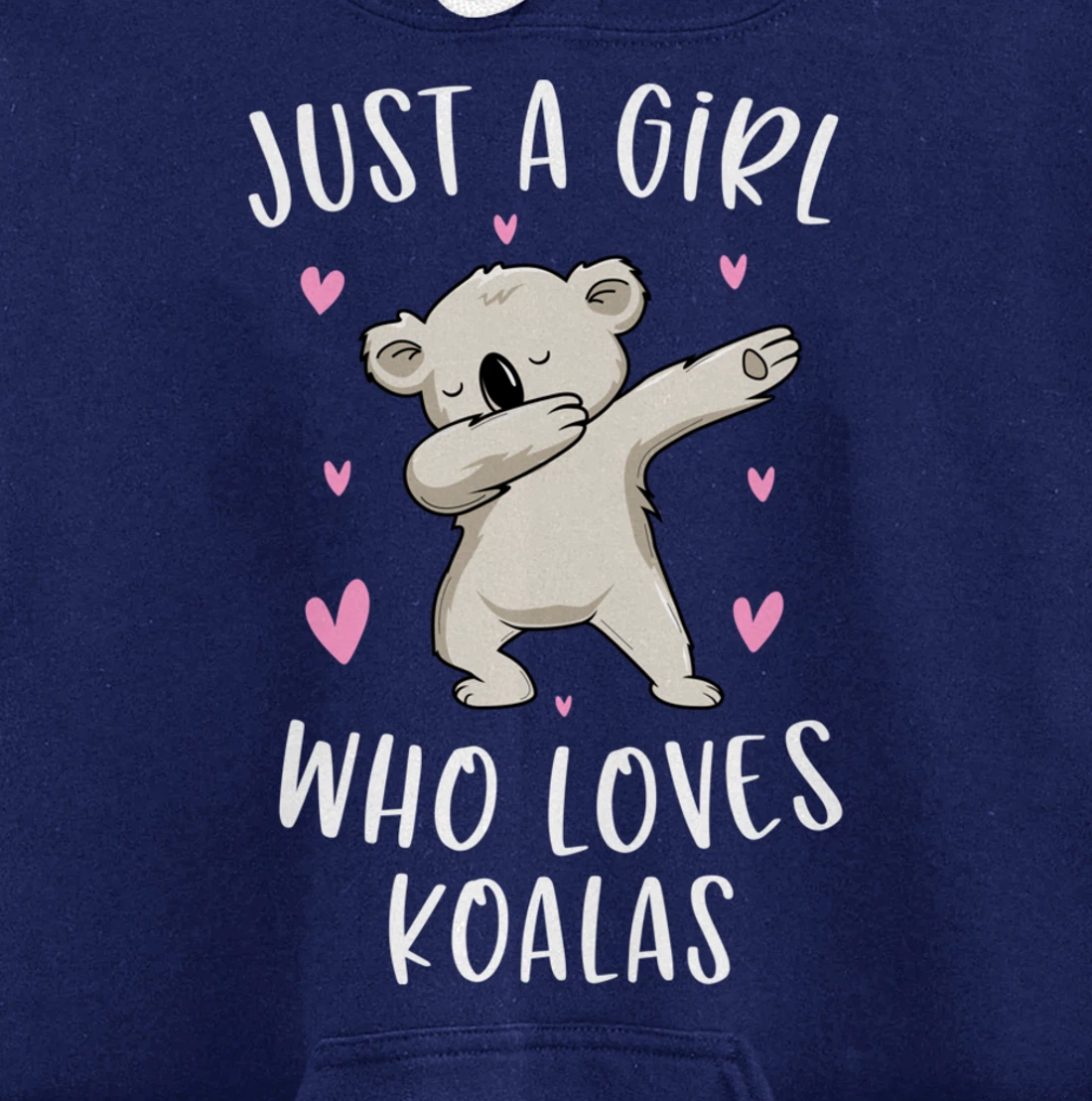 Just A Girl Who Loves Koalas Funny Koala Bear Gifts For Girl Pullover Hoodie