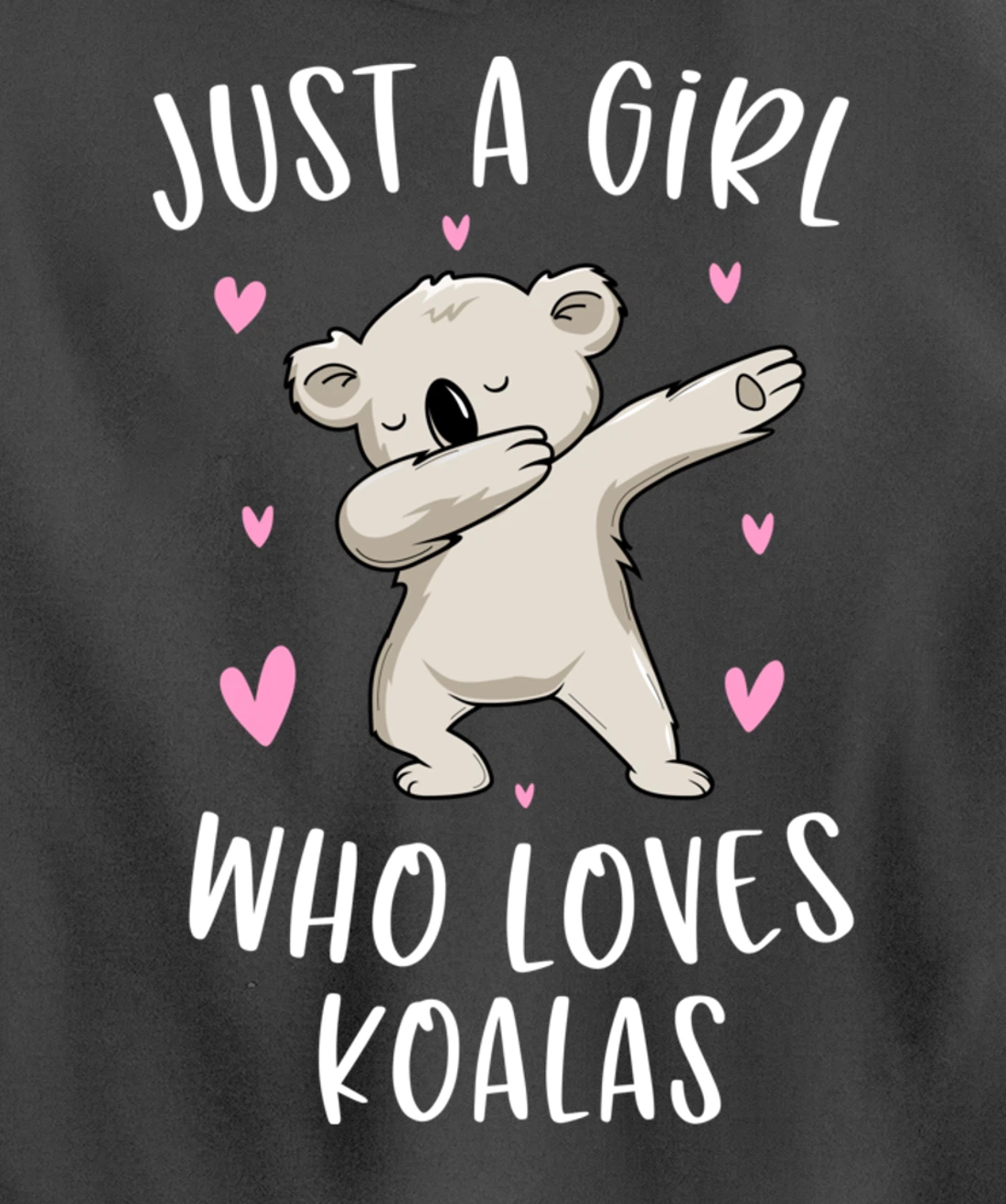 Just A Girl Who Loves Koalas Funny Koala Bear Gifts For Girl Pullover Hoodie