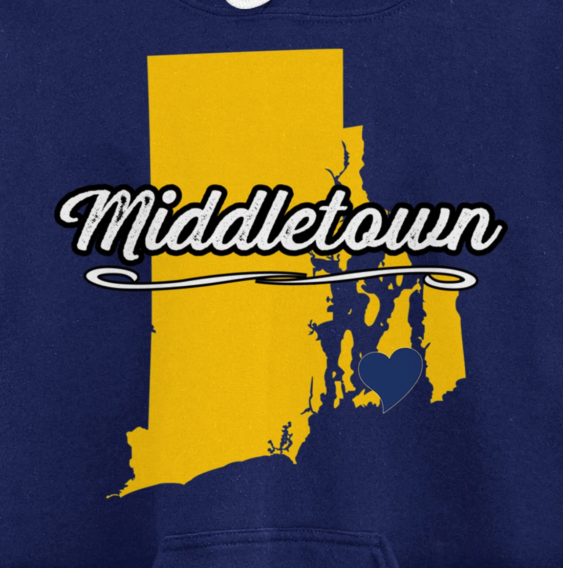 City of Middletown Rhode Island | Cute Novelty Merch Gift - Pullover Hoodie