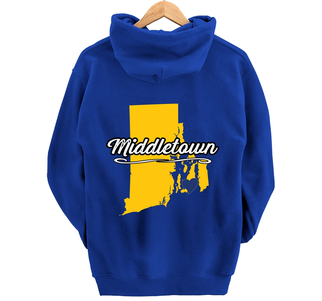 City of Middletown Rhode Island | Cute Novelty Merch Gift - Pullover Hoodie