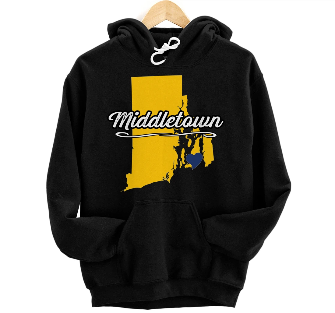 City of Middletown Rhode Island | Cute Novelty Merch Gift - Pullover Hoodie