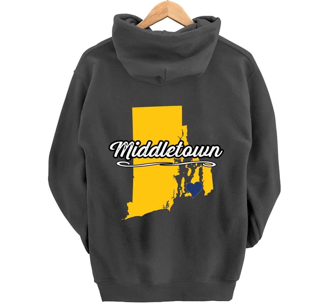 City of Middletown Rhode Island | Cute Novelty Merch Gift - Pullover Hoodie