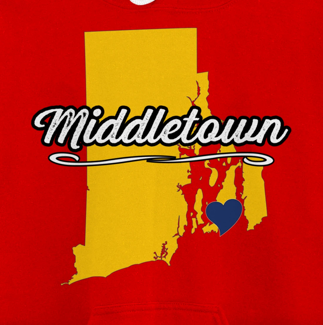 City of Middletown Rhode Island | Cute Novelty Merch Gift - Pullover Hoodie