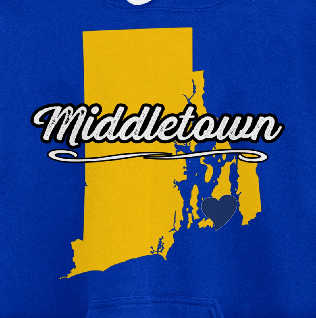 City of Middletown Rhode Island | Cute Novelty Merch Gift - Pullover Hoodie