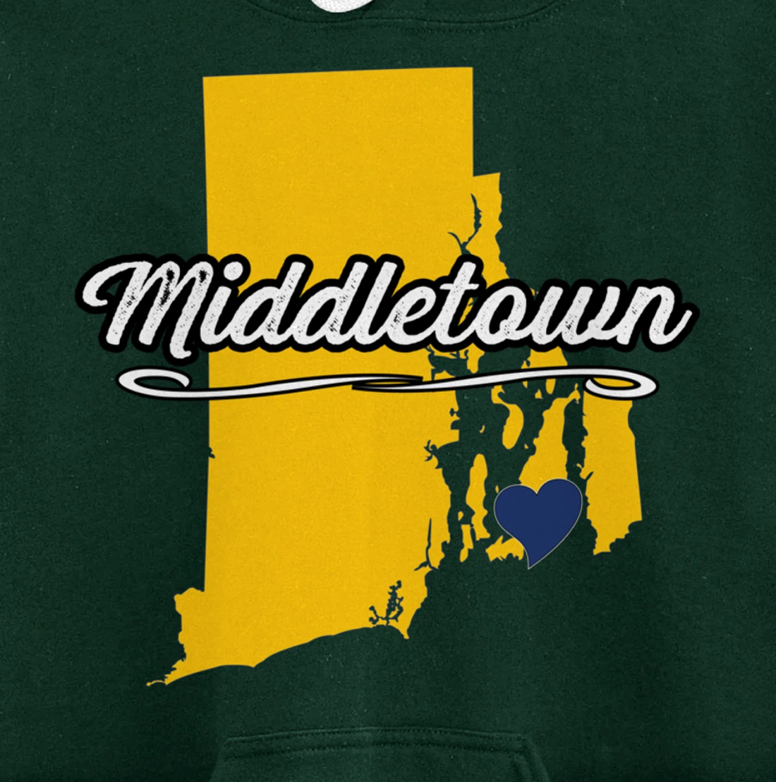 City of Middletown Rhode Island | Cute Novelty Merch Gift - Pullover Hoodie