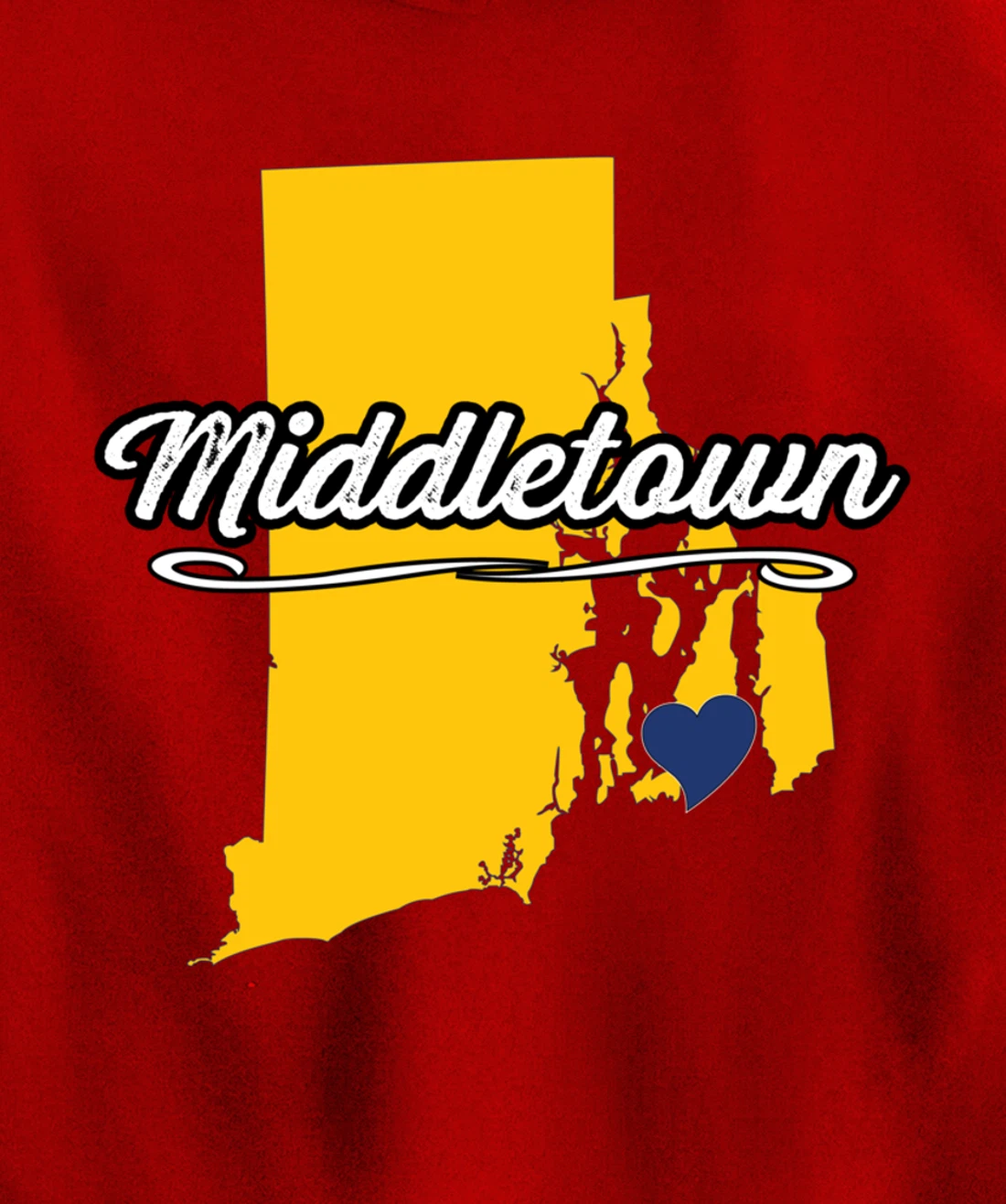 City of Middletown Rhode Island | Cute Novelty Merch Gift - Pullover Hoodie