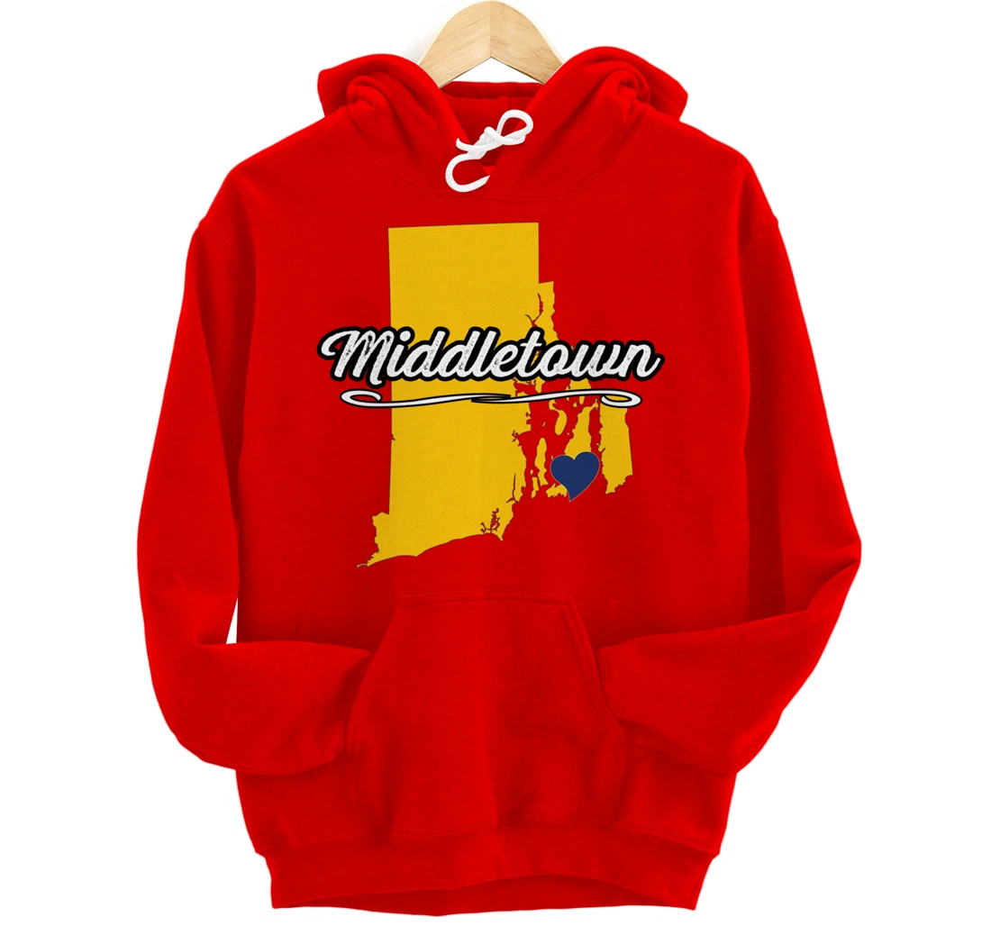 City of Middletown Rhode Island | Cute Novelty Merch Gift - Pullover Hoodie