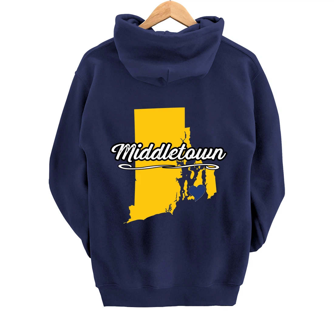 City of Middletown Rhode Island | Cute Novelty Merch Gift - Pullover Hoodie