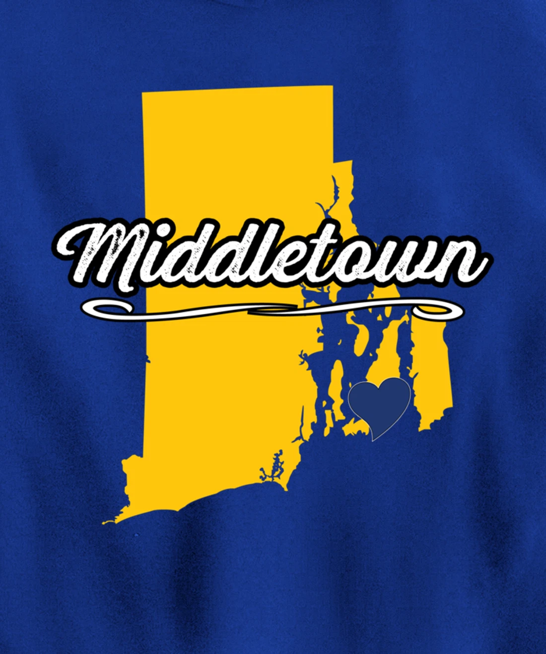 City of Middletown Rhode Island | Cute Novelty Merch Gift - Pullover Hoodie