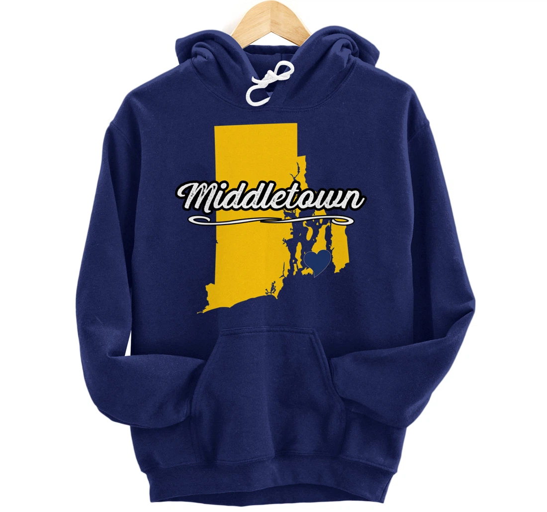 City of Middletown Rhode Island | Cute Novelty Merch Gift - Pullover Hoodie
