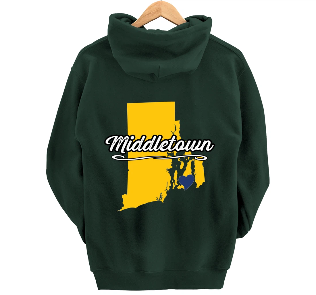 City of Middletown Rhode Island | Cute Novelty Merch Gift - Pullover Hoodie