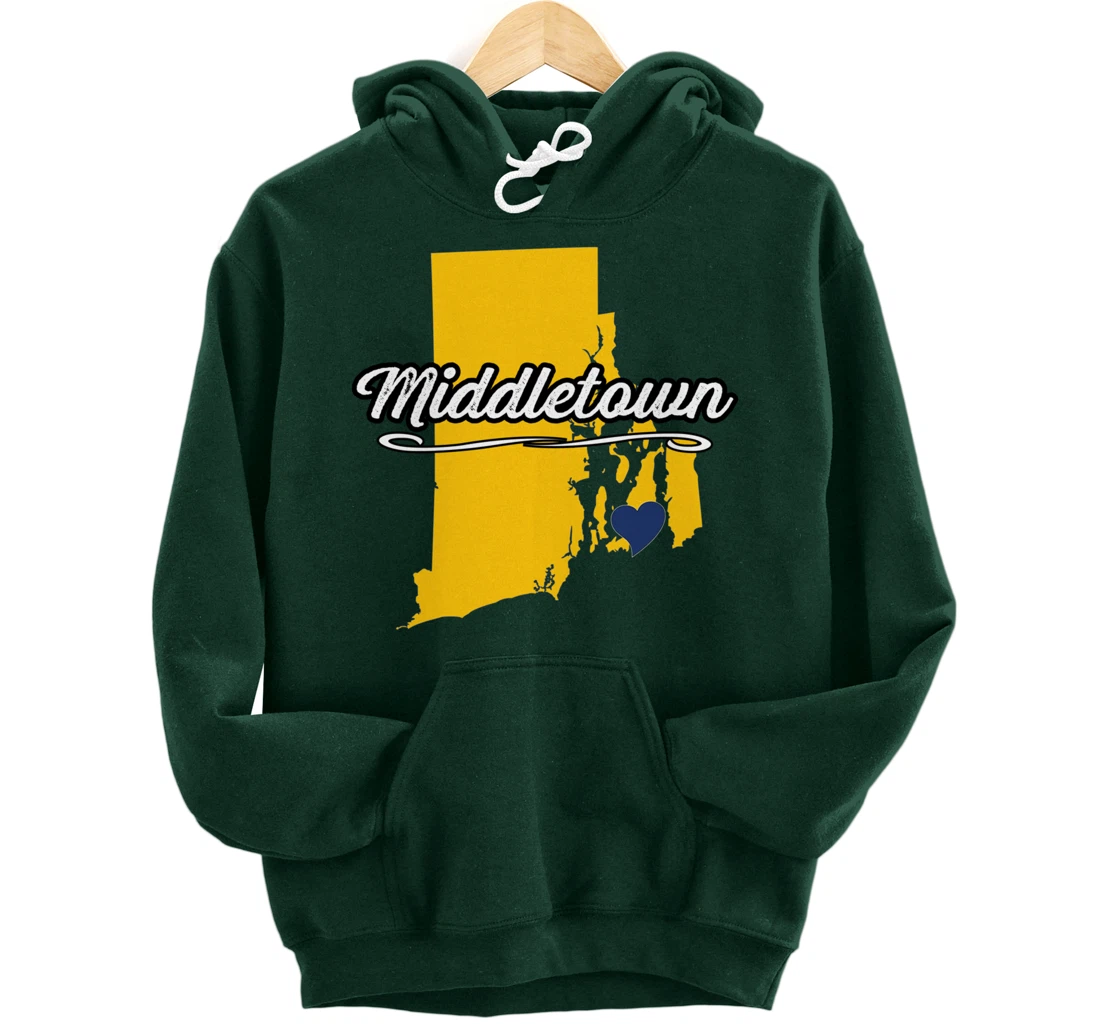 City of Middletown Rhode Island | Cute Novelty Merch Gift - Pullover Hoodie