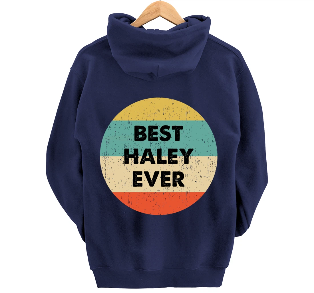 Haley Name Pullover Hoodie