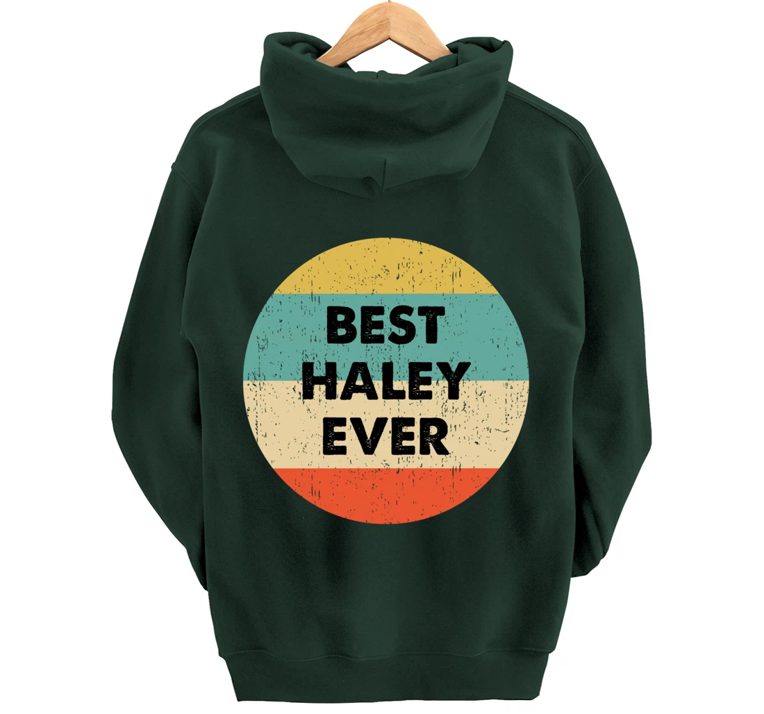 Haley Name Pullover Hoodie