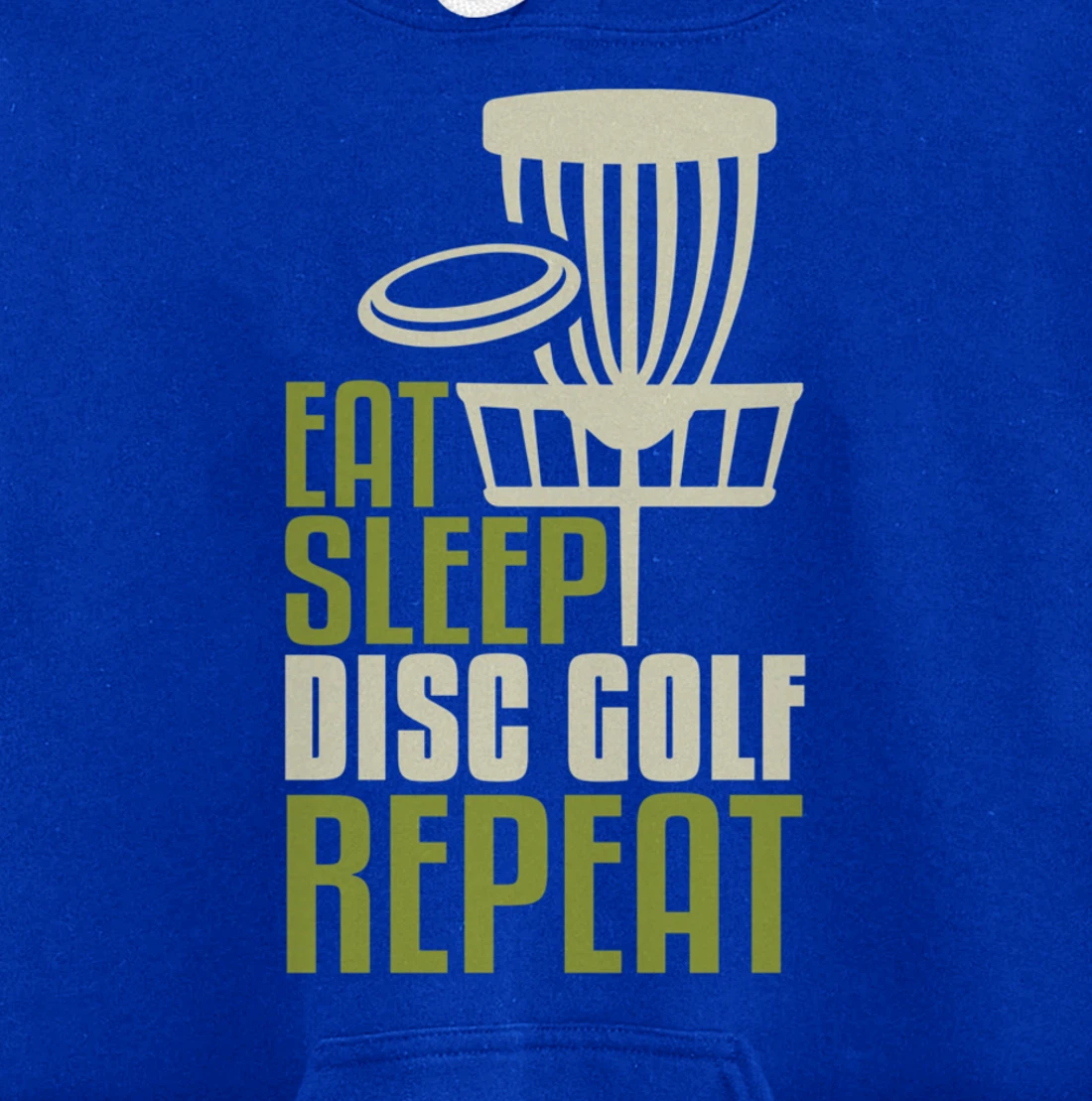 Disc Golf Gifts Funny Eat Sleep Disc Golf Repeat Pullover Hoodie
