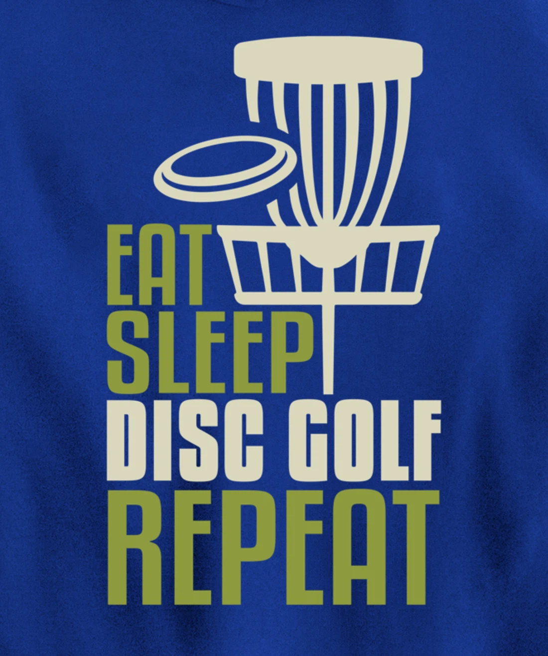 Disc Golf Gifts Funny Eat Sleep Disc Golf Repeat Pullover Hoodie
